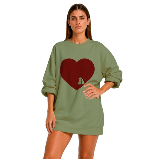 Love More Adopted Pals Unisex Heavyweight Sweatshirt