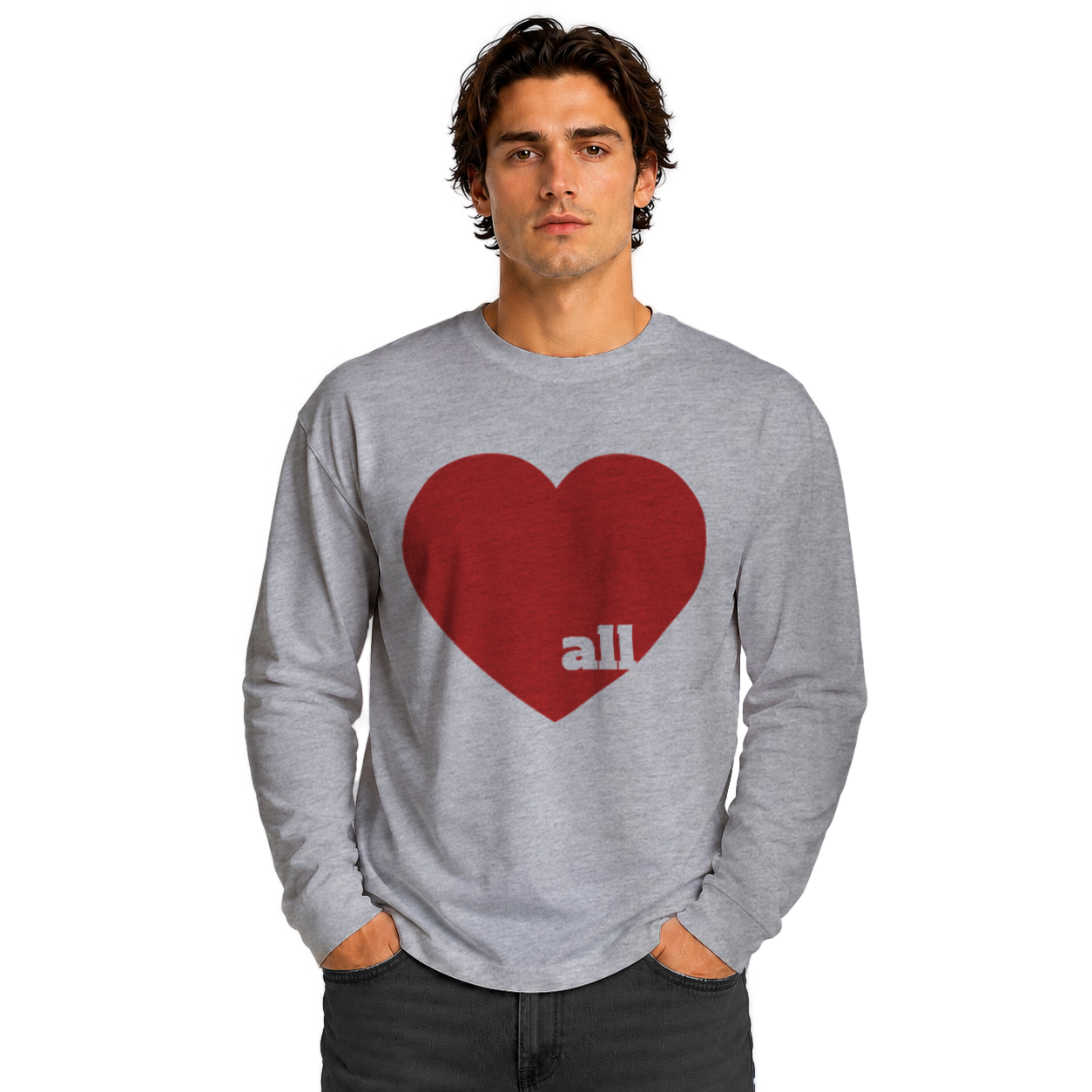 Love all Unisex Heavyweight Long Sleeve Tee
