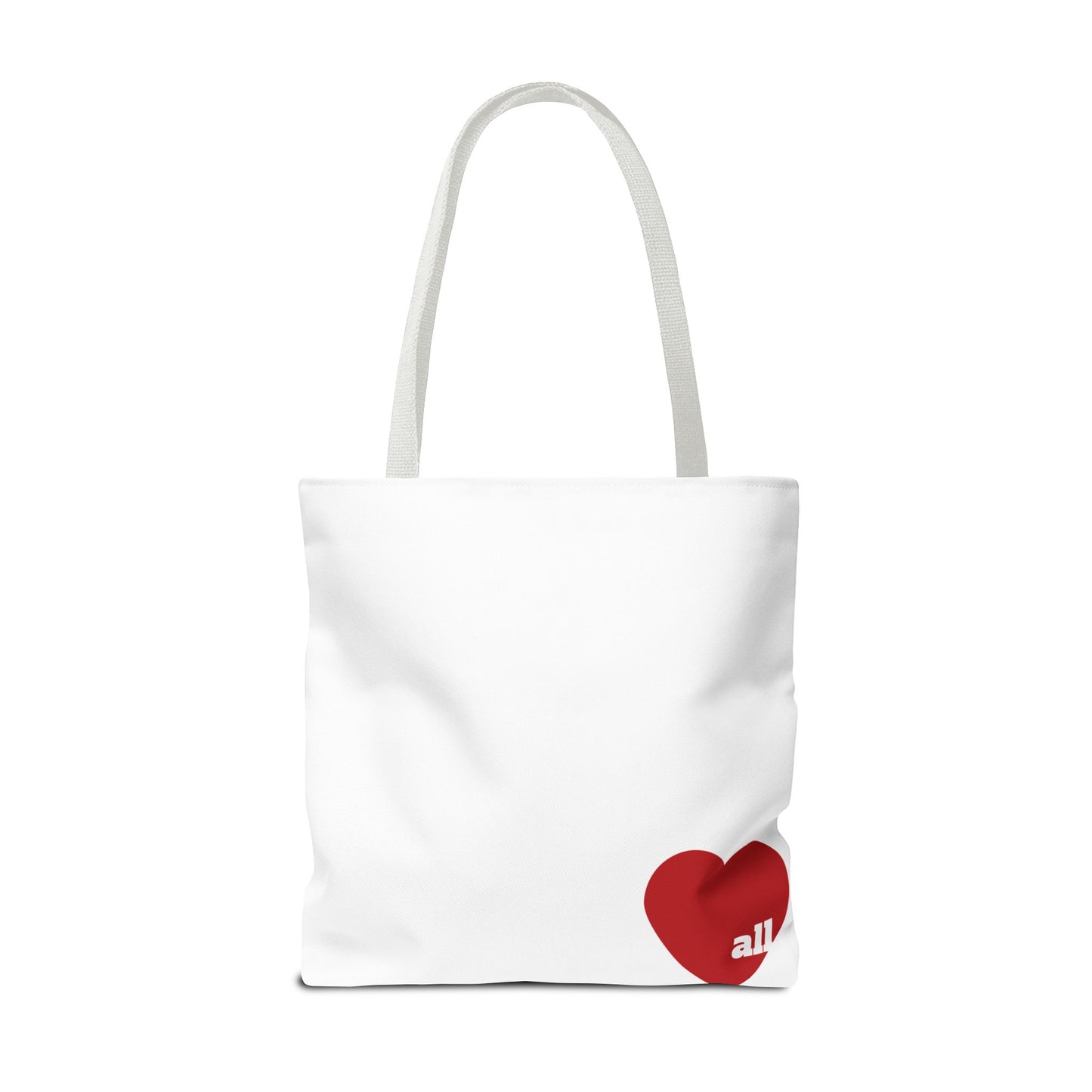 Love u all Tote, in White