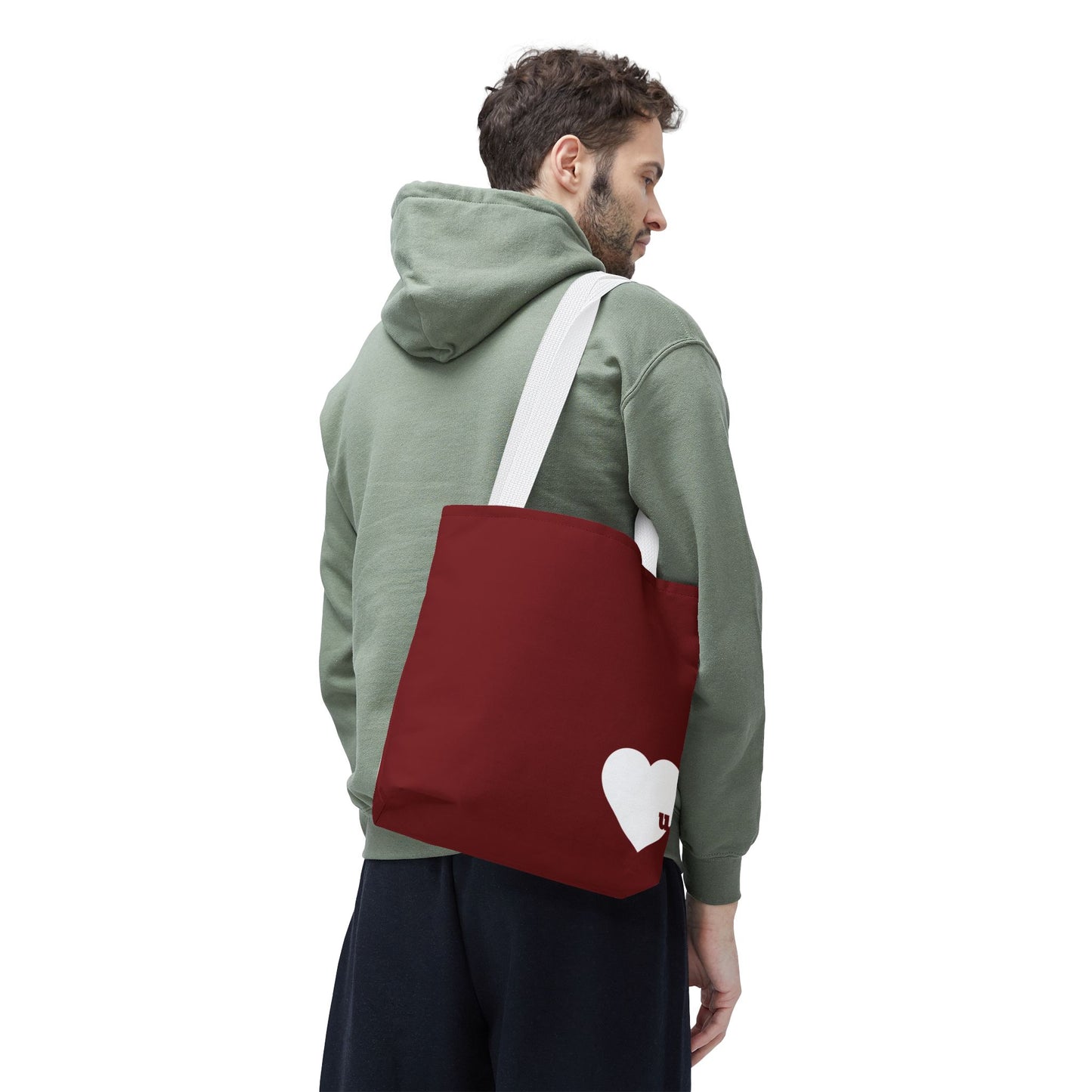 Love u all Tote, in Red