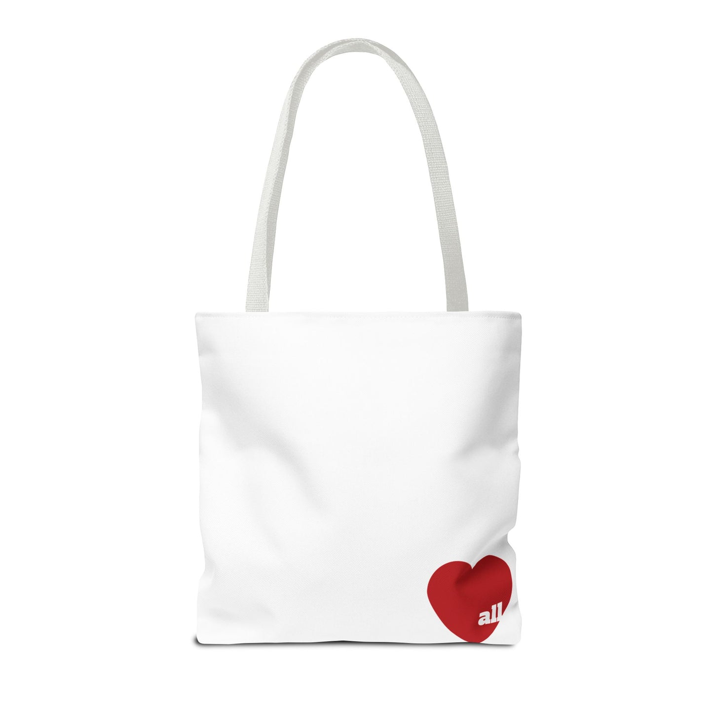 Love u all Tote, in White