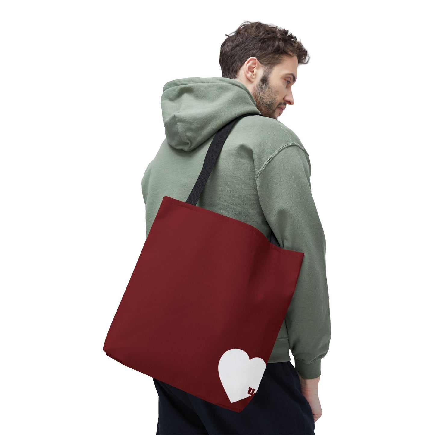 Love u all Tote, in Red