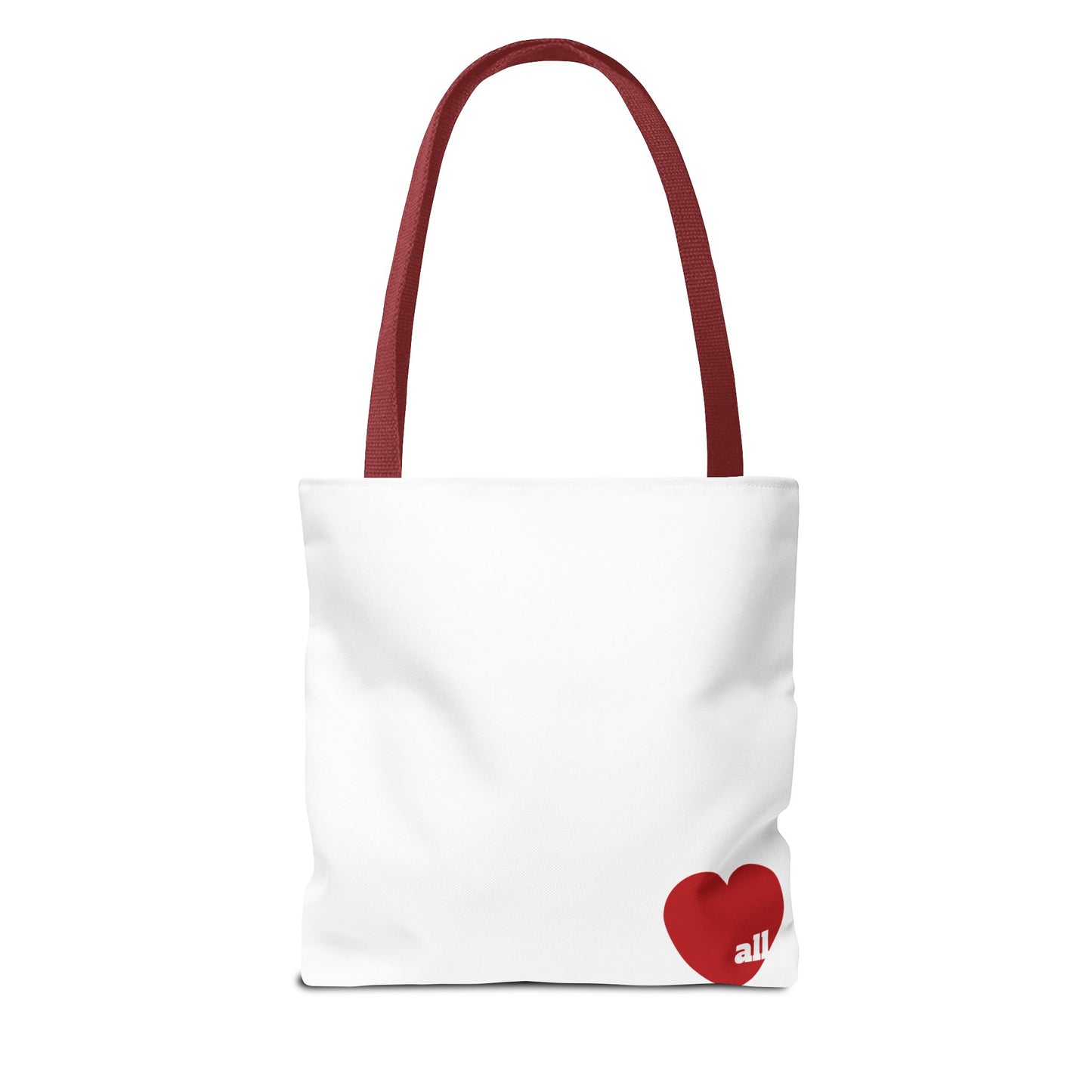 Love u all Tote, in White