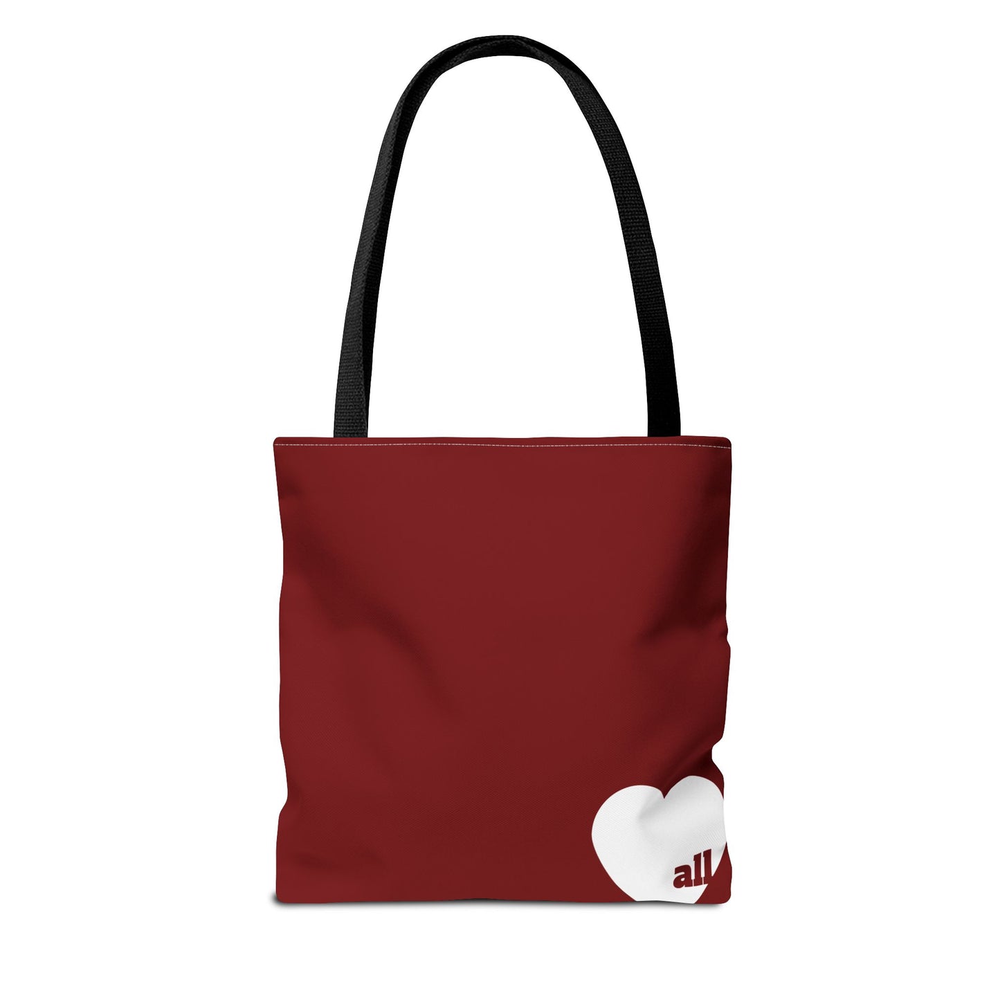 Love u all Tote, in Red