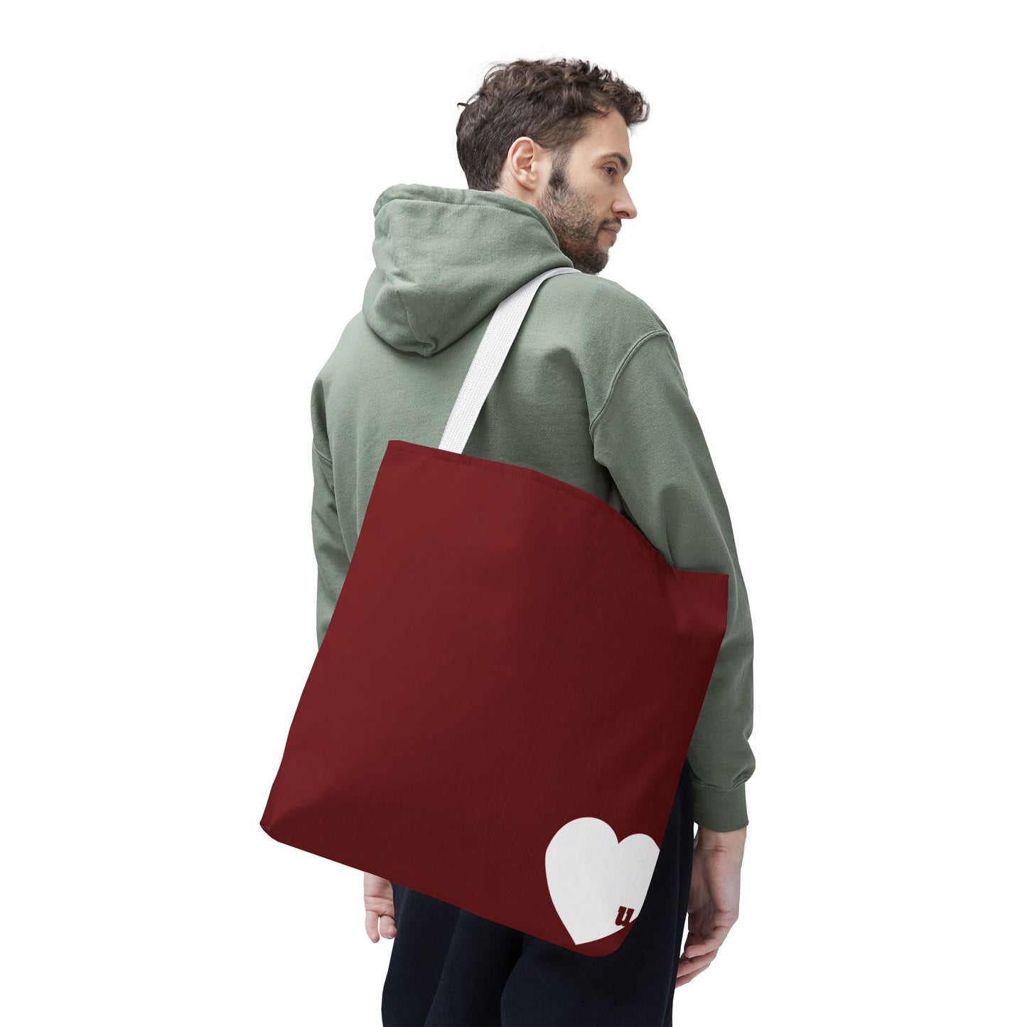 Love u all Tote, in Red