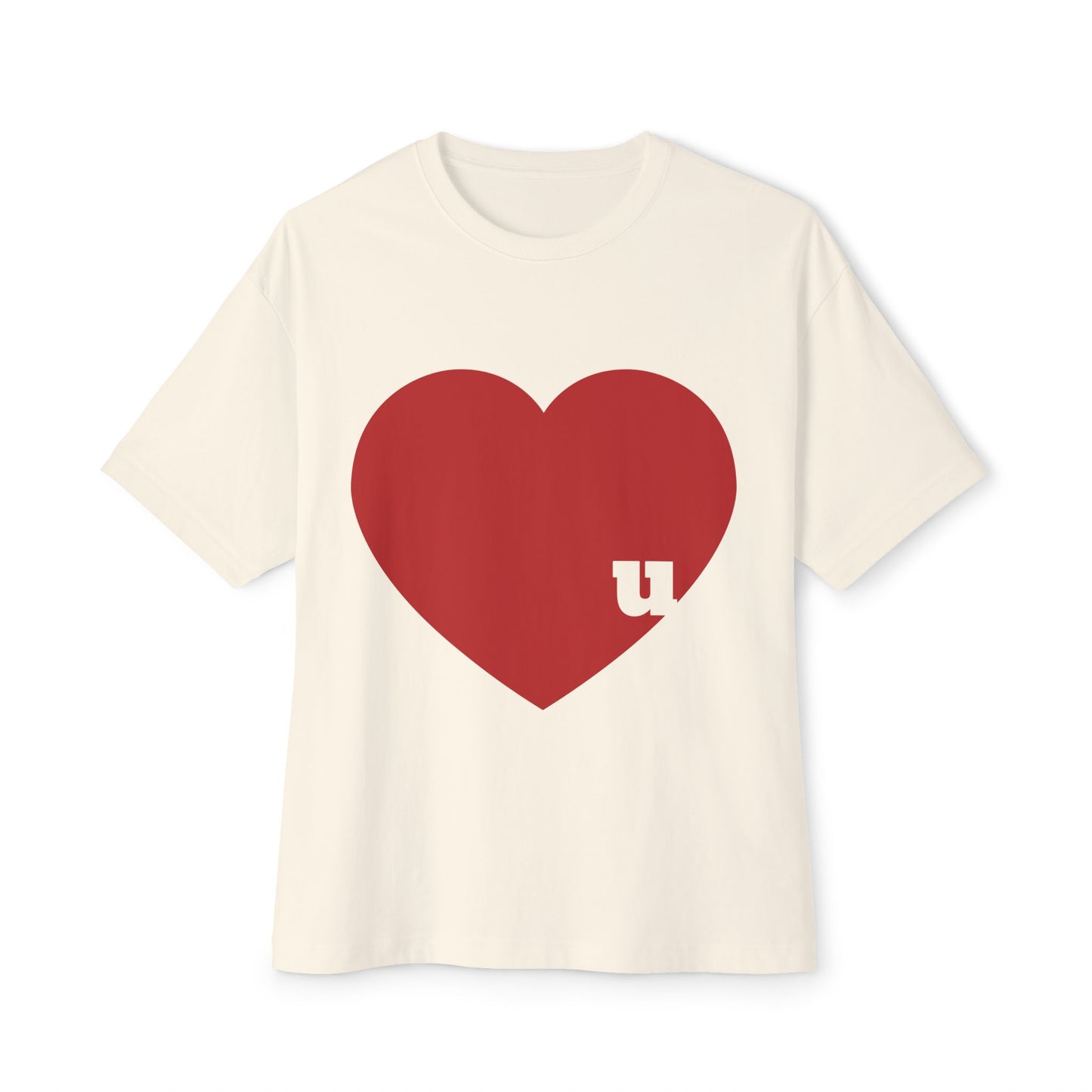 Love u Unisex Oversized Boxy Tee