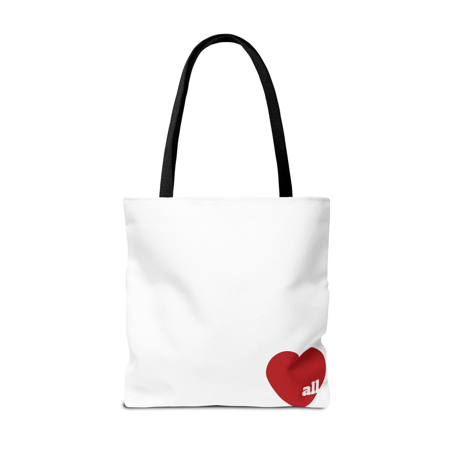 Love u all Tote, in White
