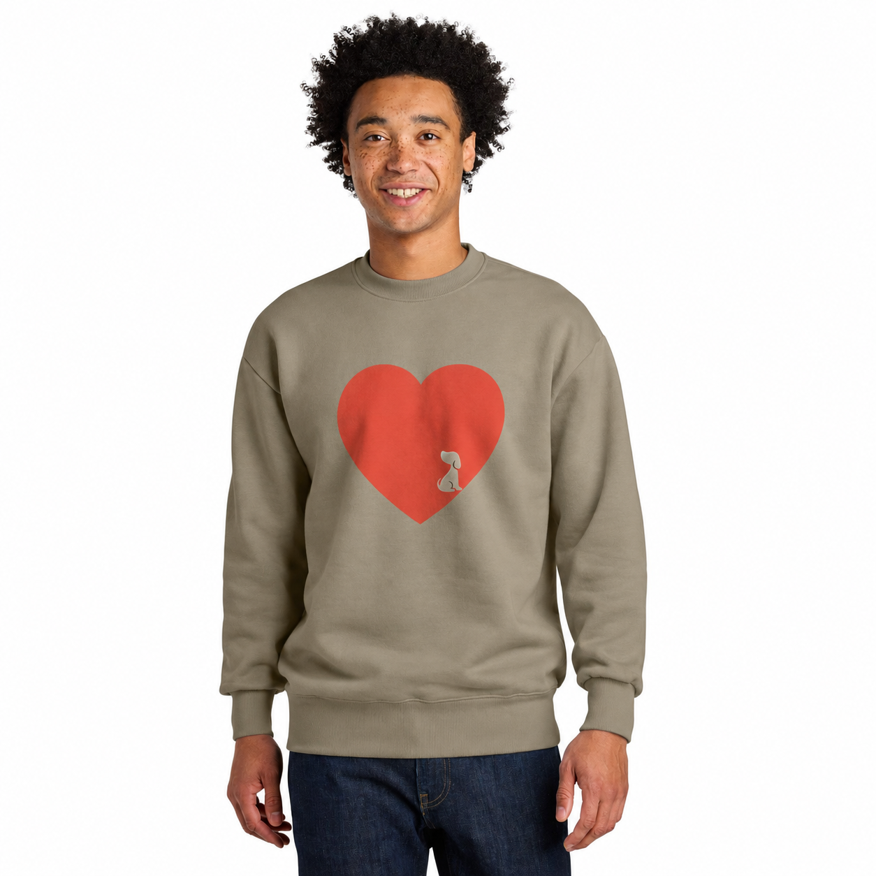 Love Shelter Pup Unisex Sweatshirt