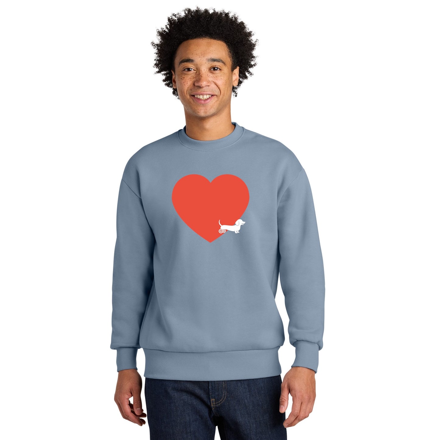 Love Disabled Dachshund Unisex Sweatshirt