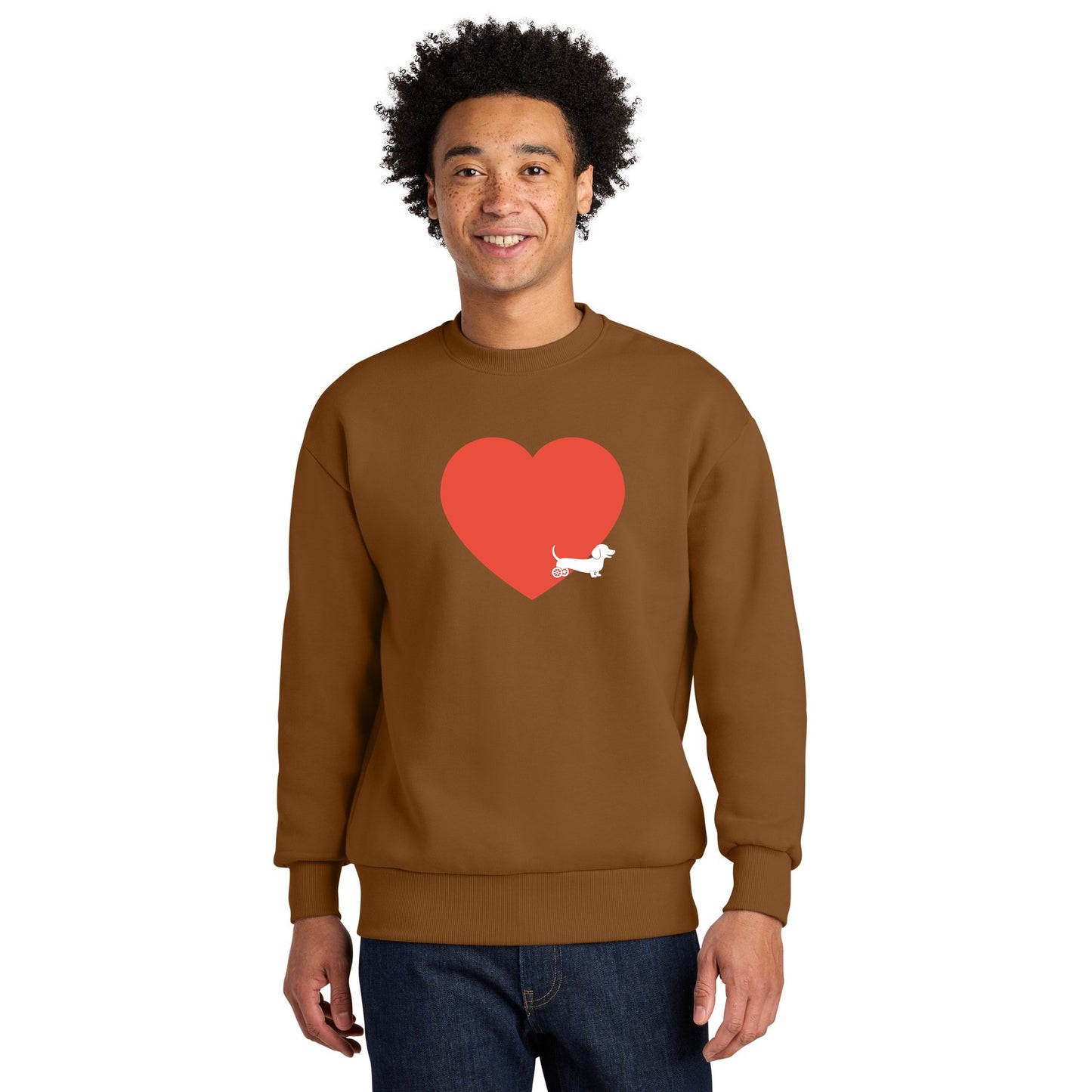 Love Disabled Dachshund Unisex Sweatshirt