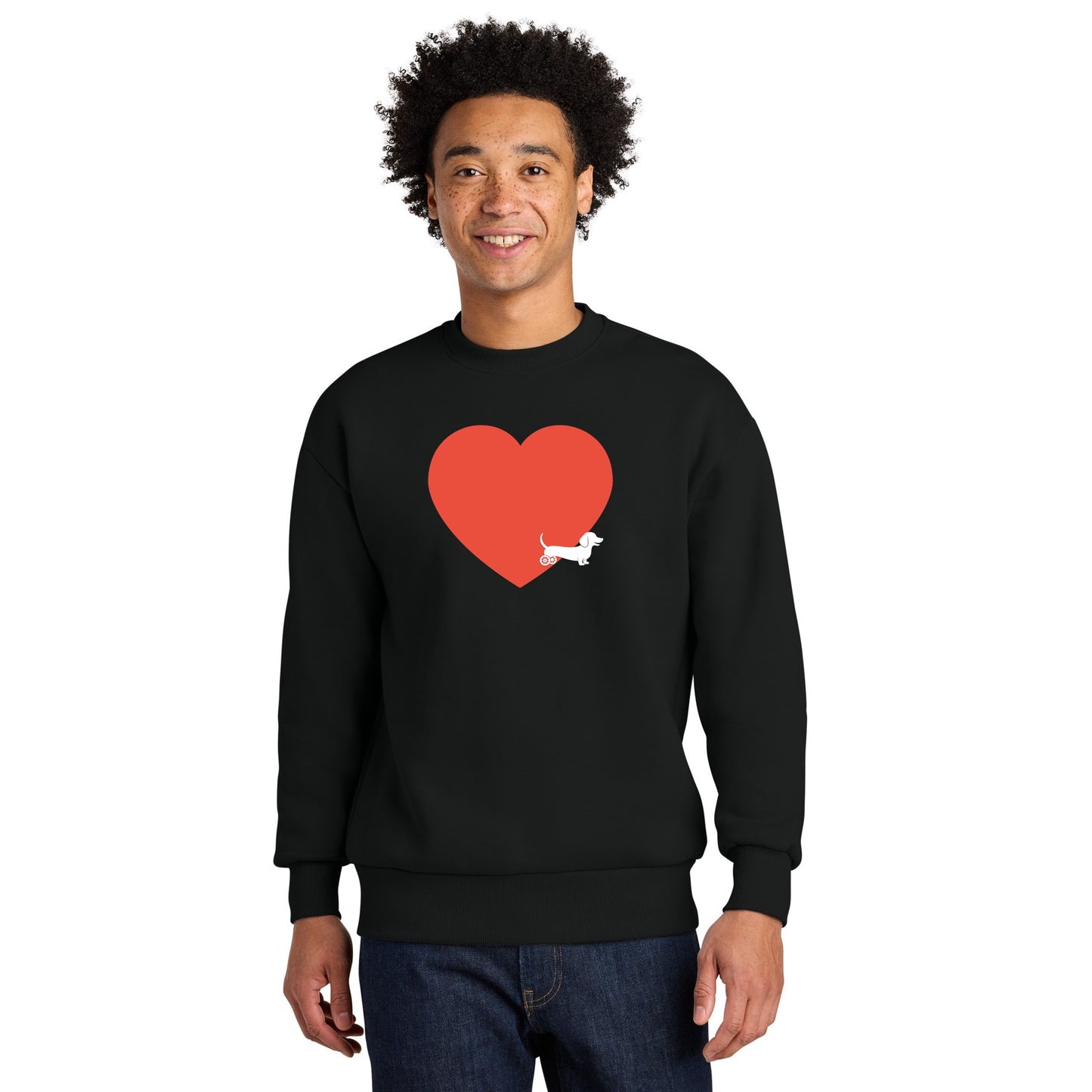 Love Disabled Dachshund Unisex Sweatshirt