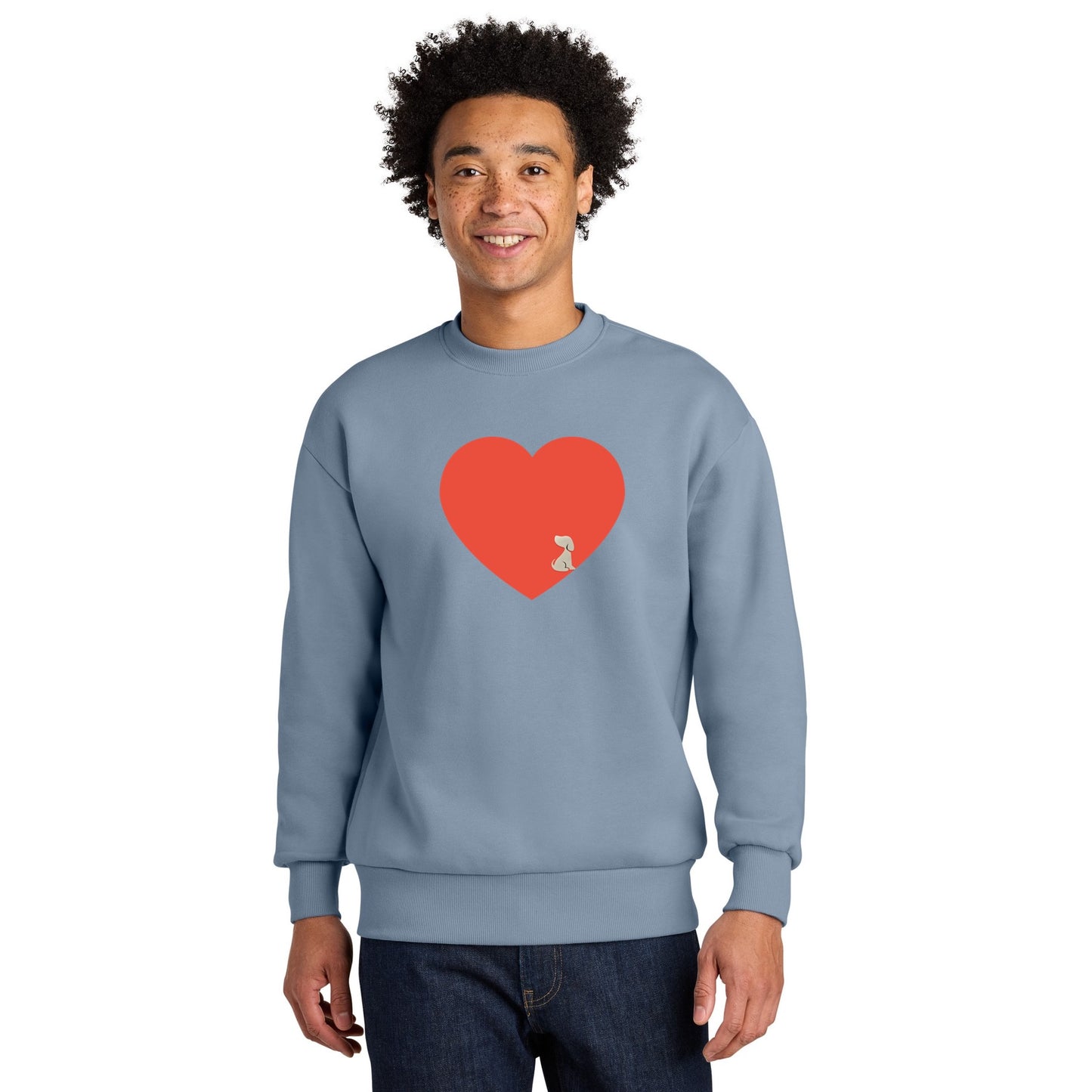 Love Shelter Pup Unisex Sweatshirt