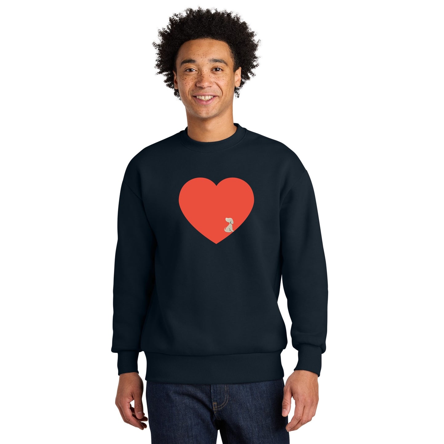 Love Shelter Pup Unisex Sweatshirt