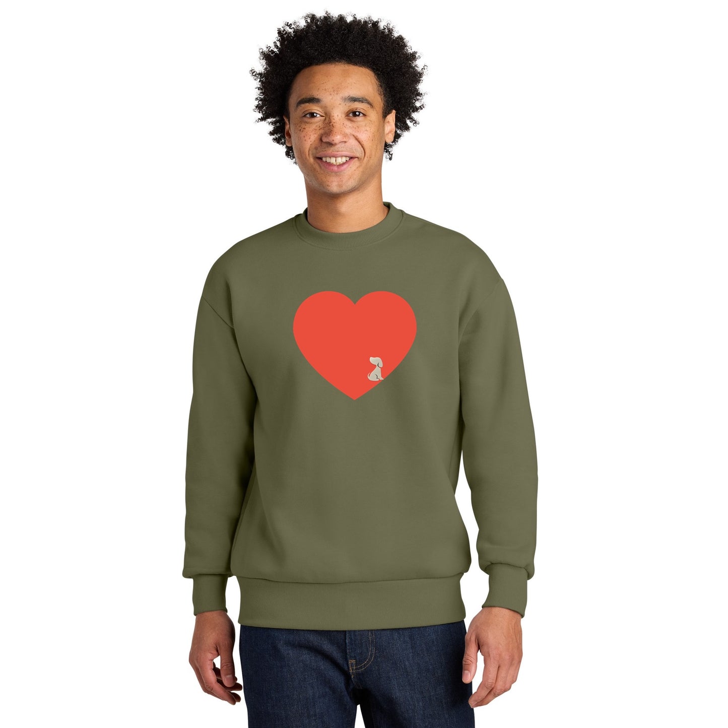 Love Shelter Pup Unisex Sweatshirt