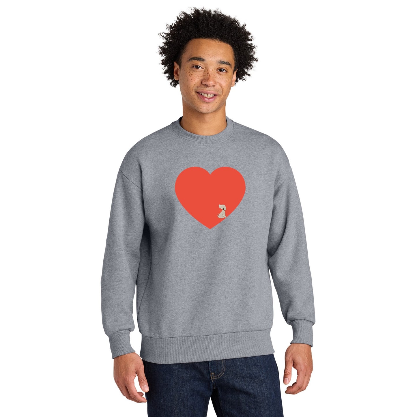 Love Shelter Pup Unisex Sweatshirt