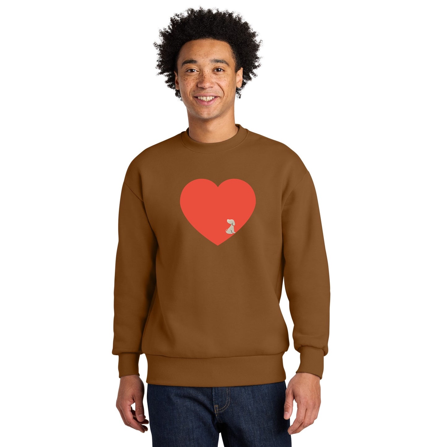 Love Shelter Pup Unisex Sweatshirt