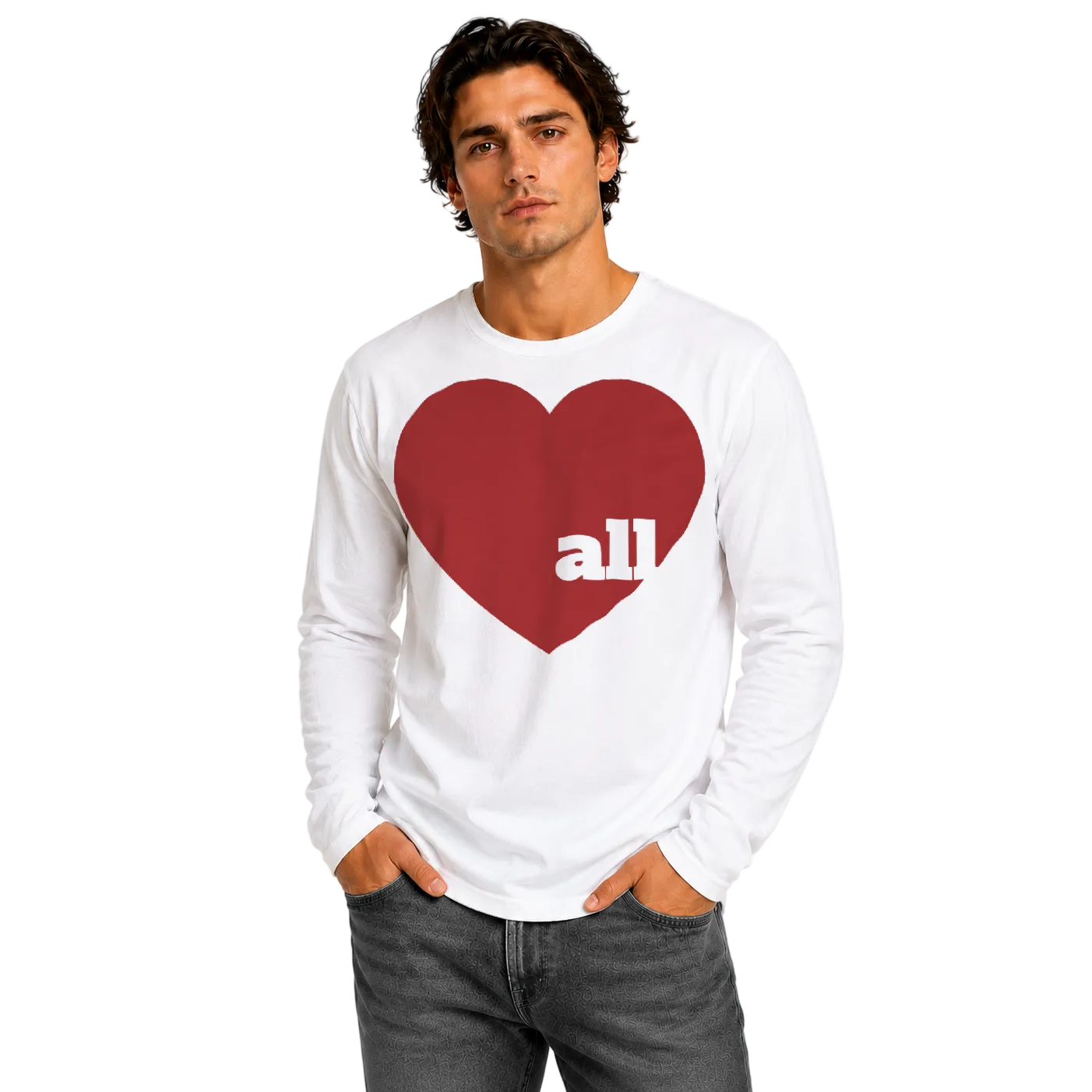 Love all Unisex Lightweight Long Sleeve Tee