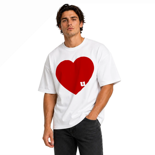 Love u Unisex Oversized Boxy Tee