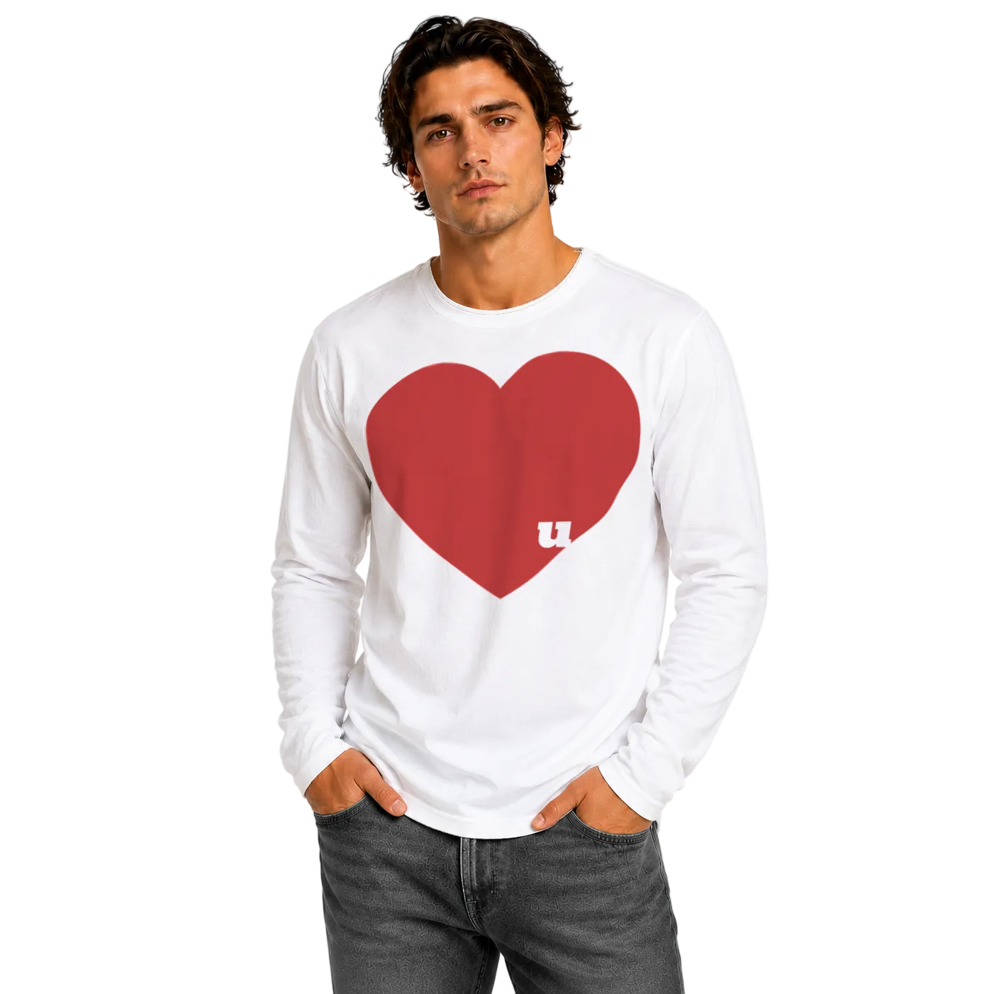 Love u Unisex Lightweight Long Sleeve Tee
