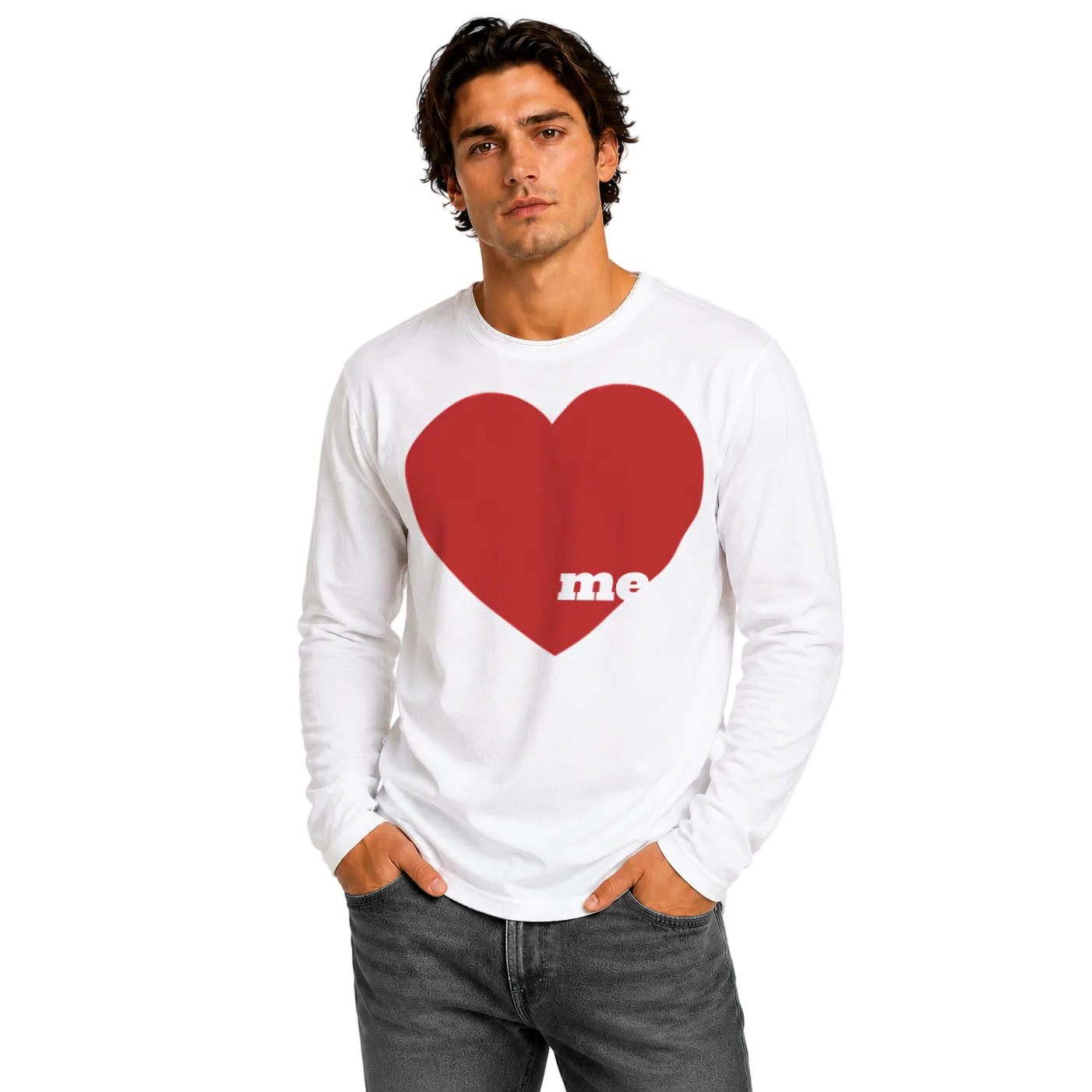 Love me Unisex Lightweight Long Sleeve Tee