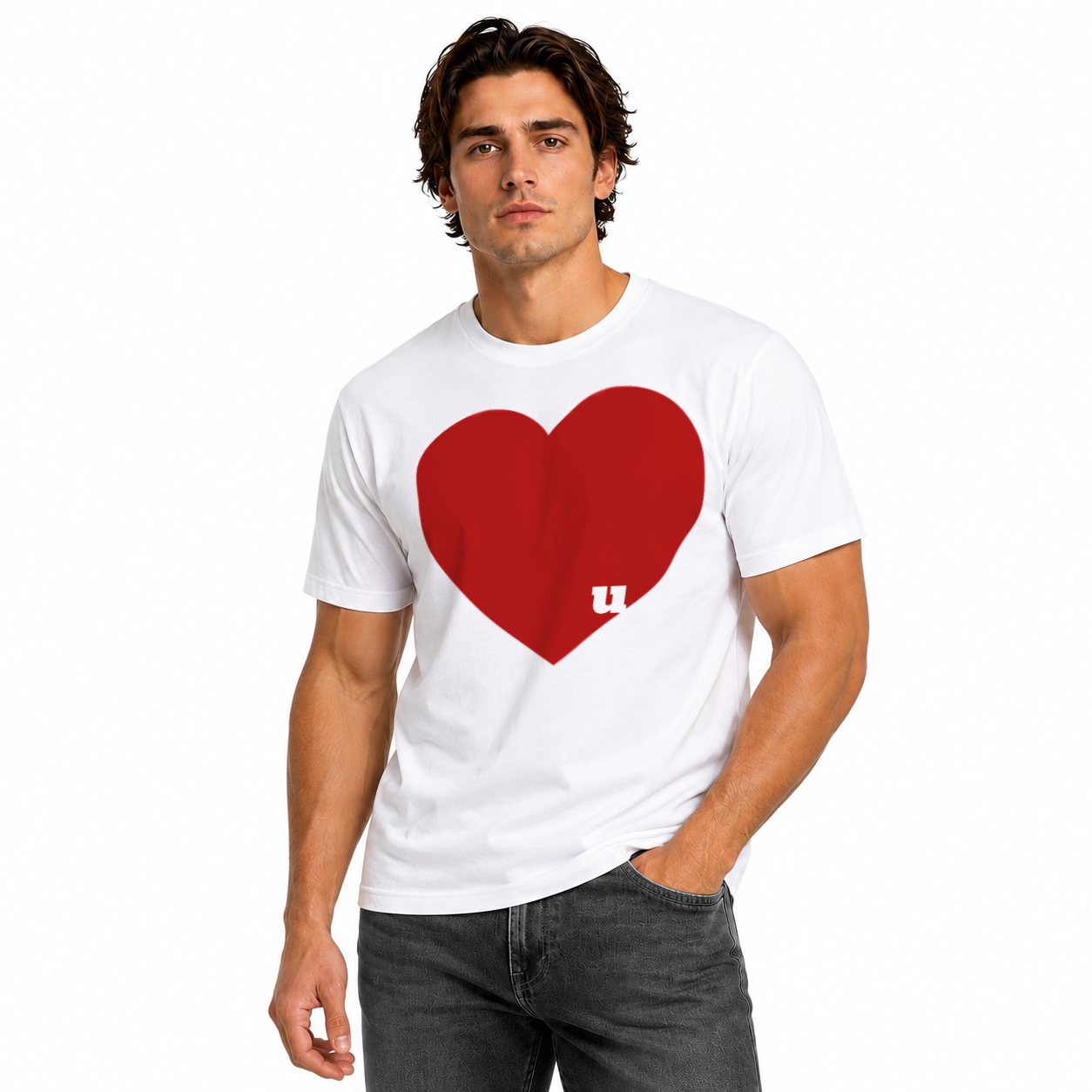 Love u Unisex Lightweight Jersey Tee