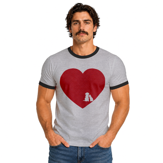 Love More Adopted Pals Ringer Tee