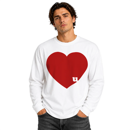 Love u Unisex Heavyweight Long Sleeve Tee