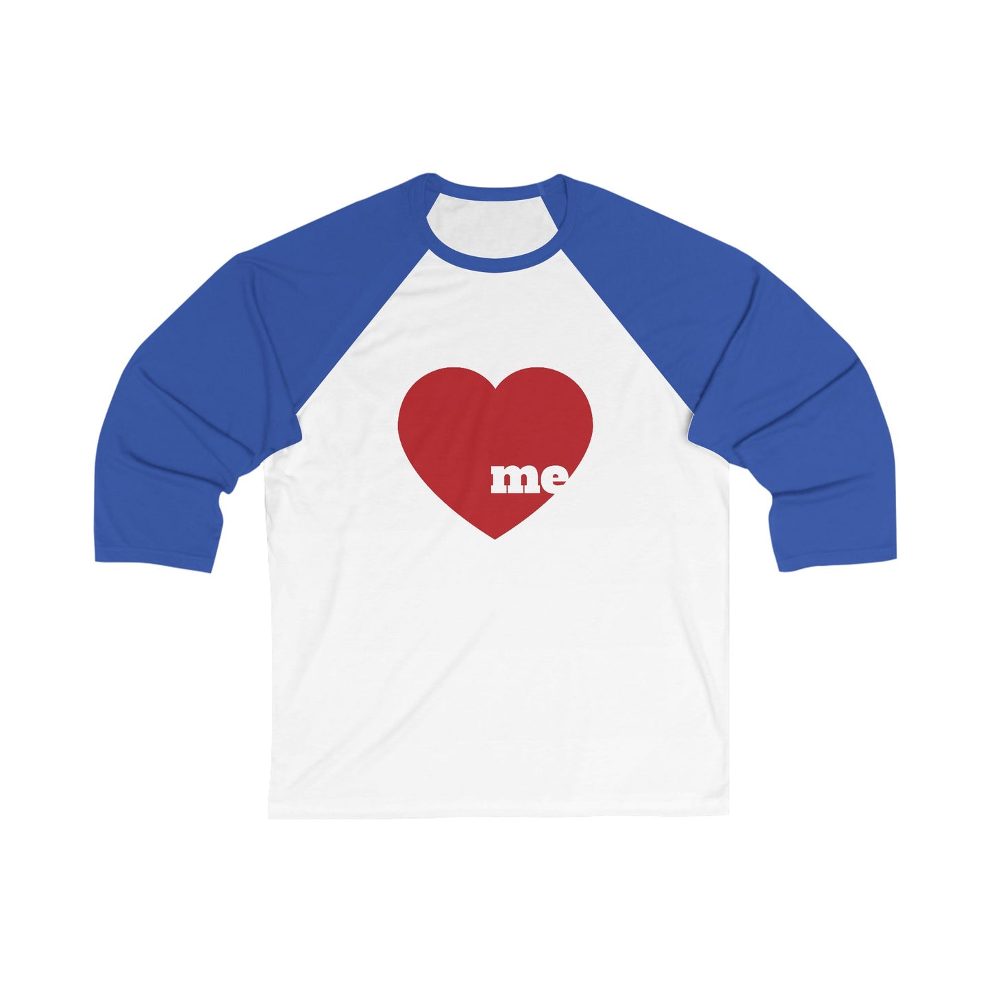 Love me Unisex ¾  Sleeve Baseball Tee