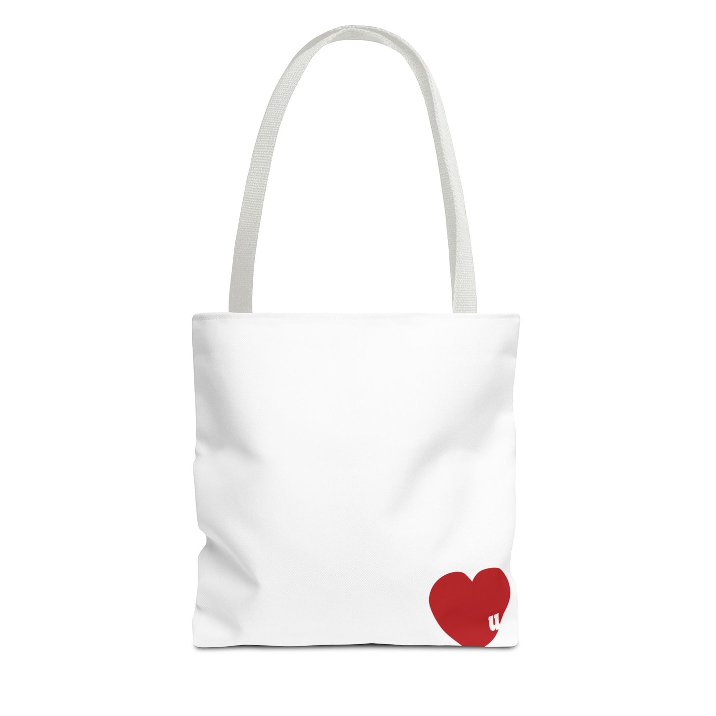 Love u all Tote, in White