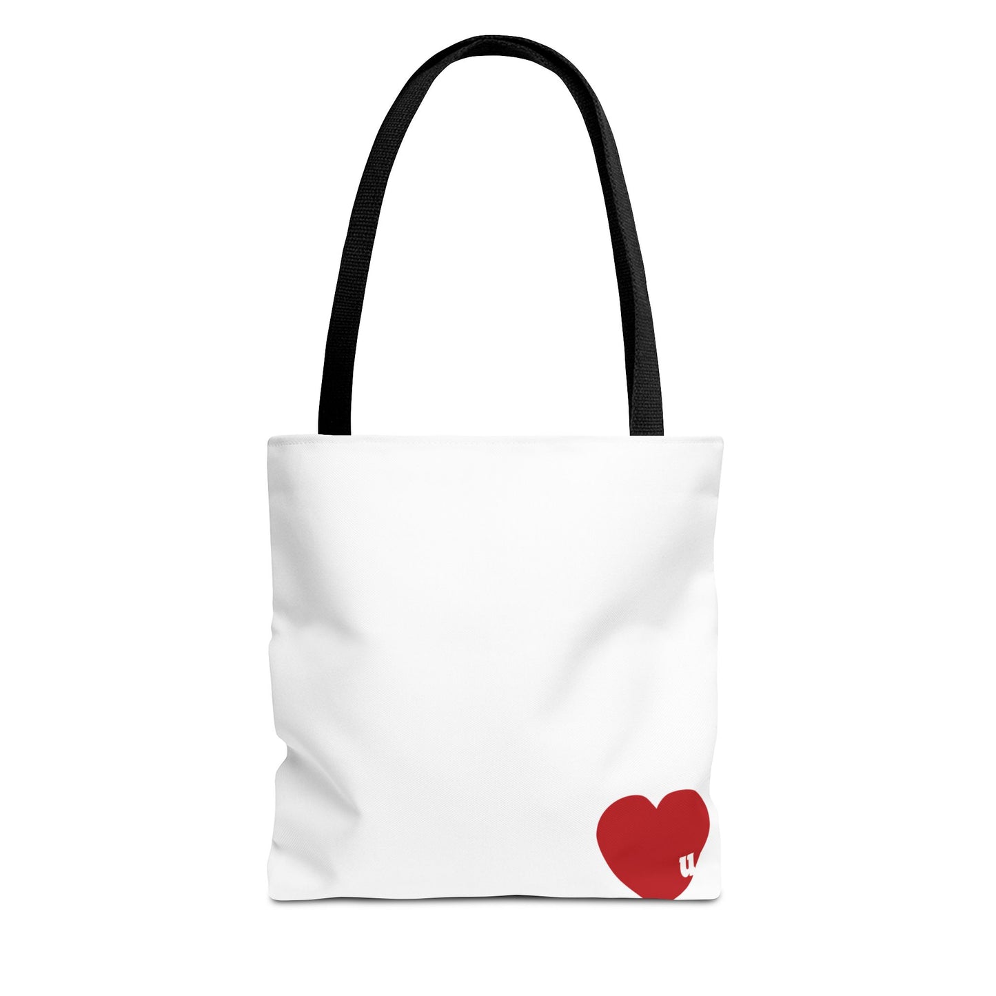 Love u all Tote, in White