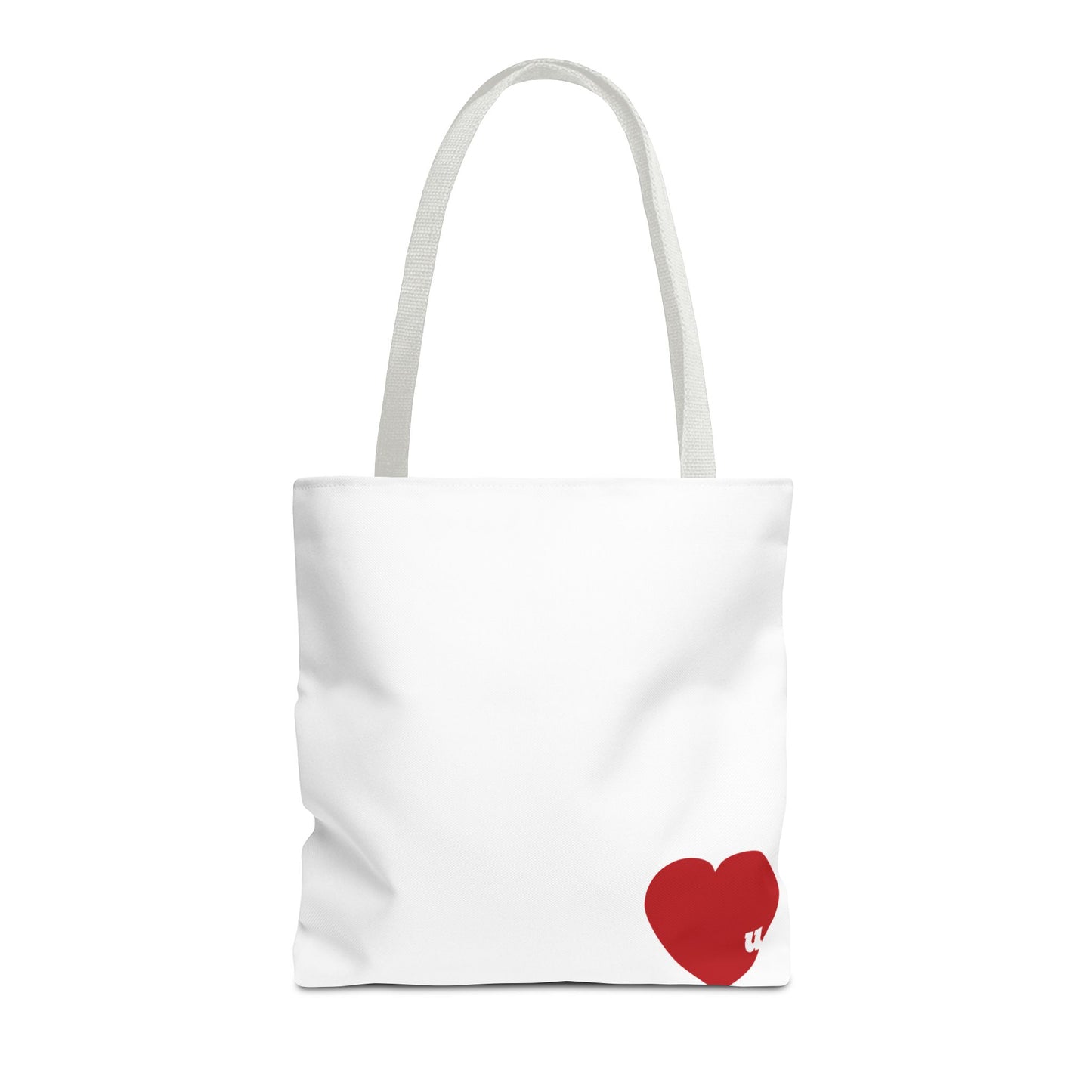Love u all Tote, in White