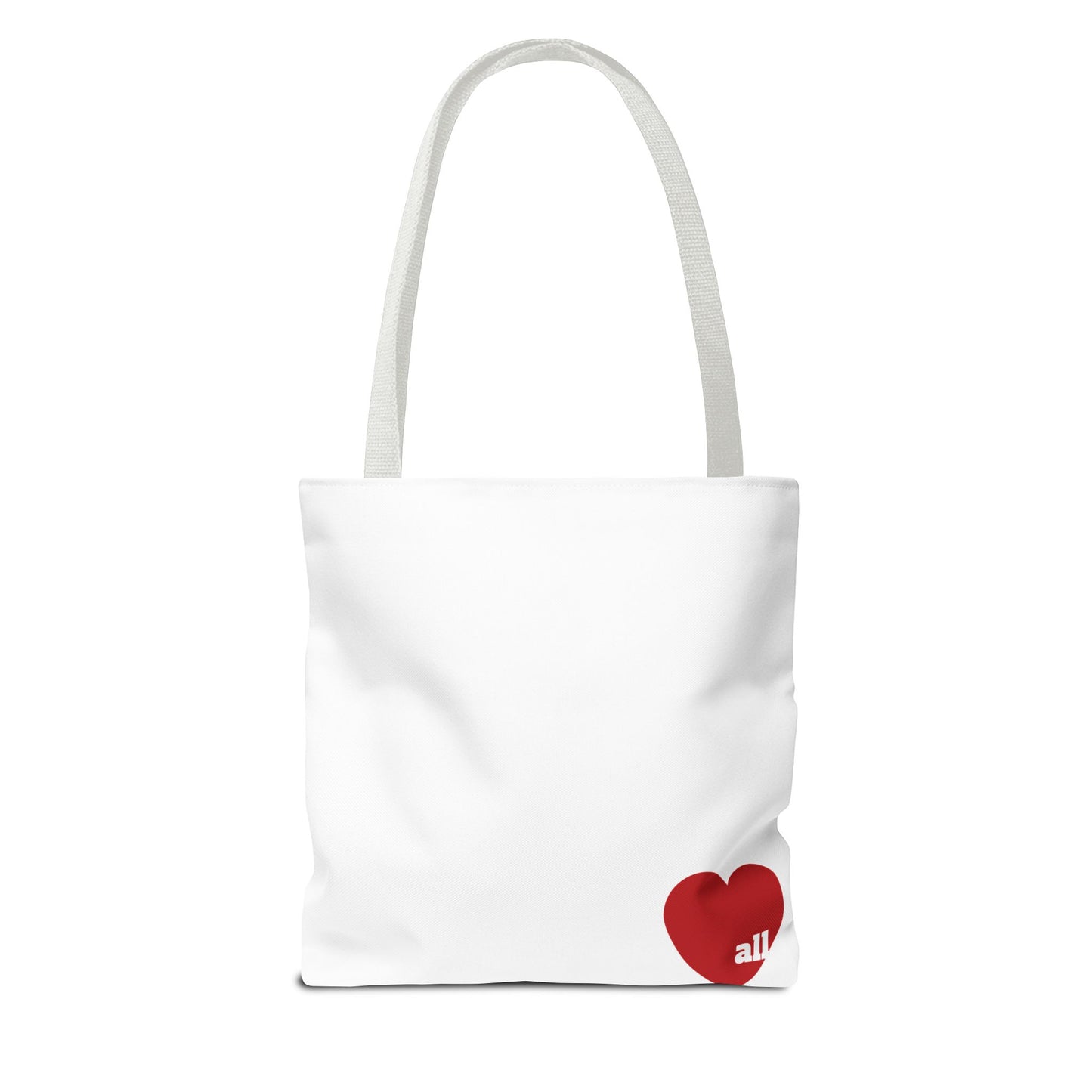 Love u all Tote, in White
