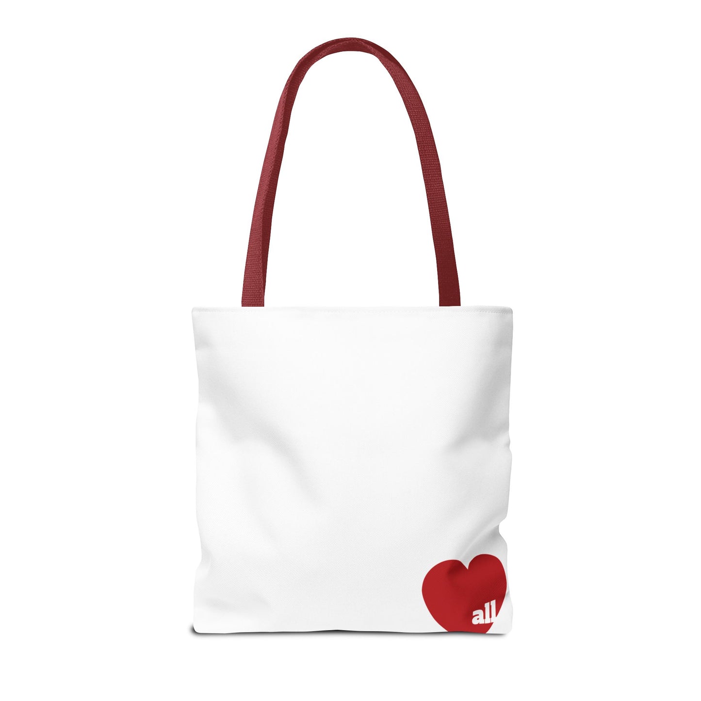 Love u all Tote, in White