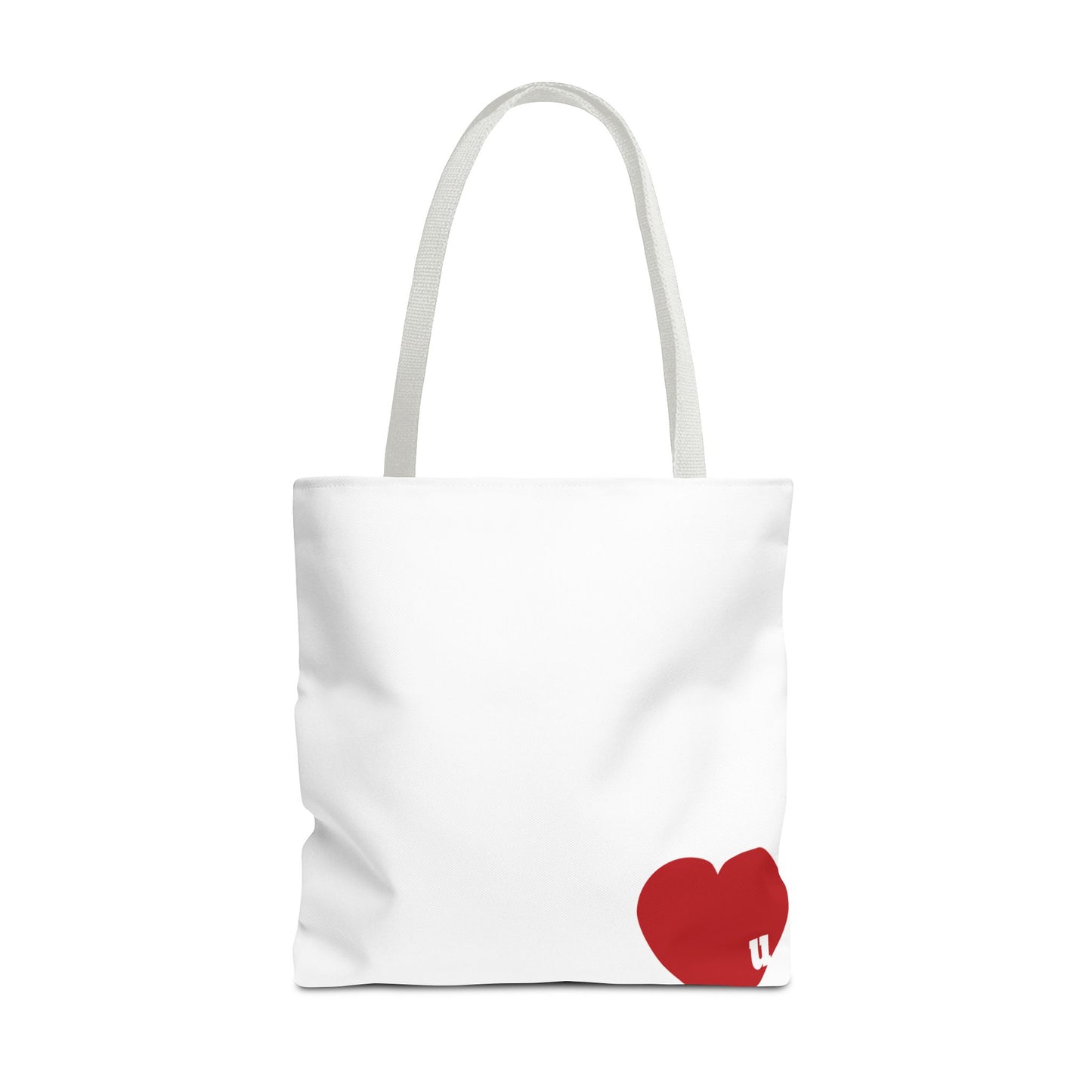 Love u all Tote, in White