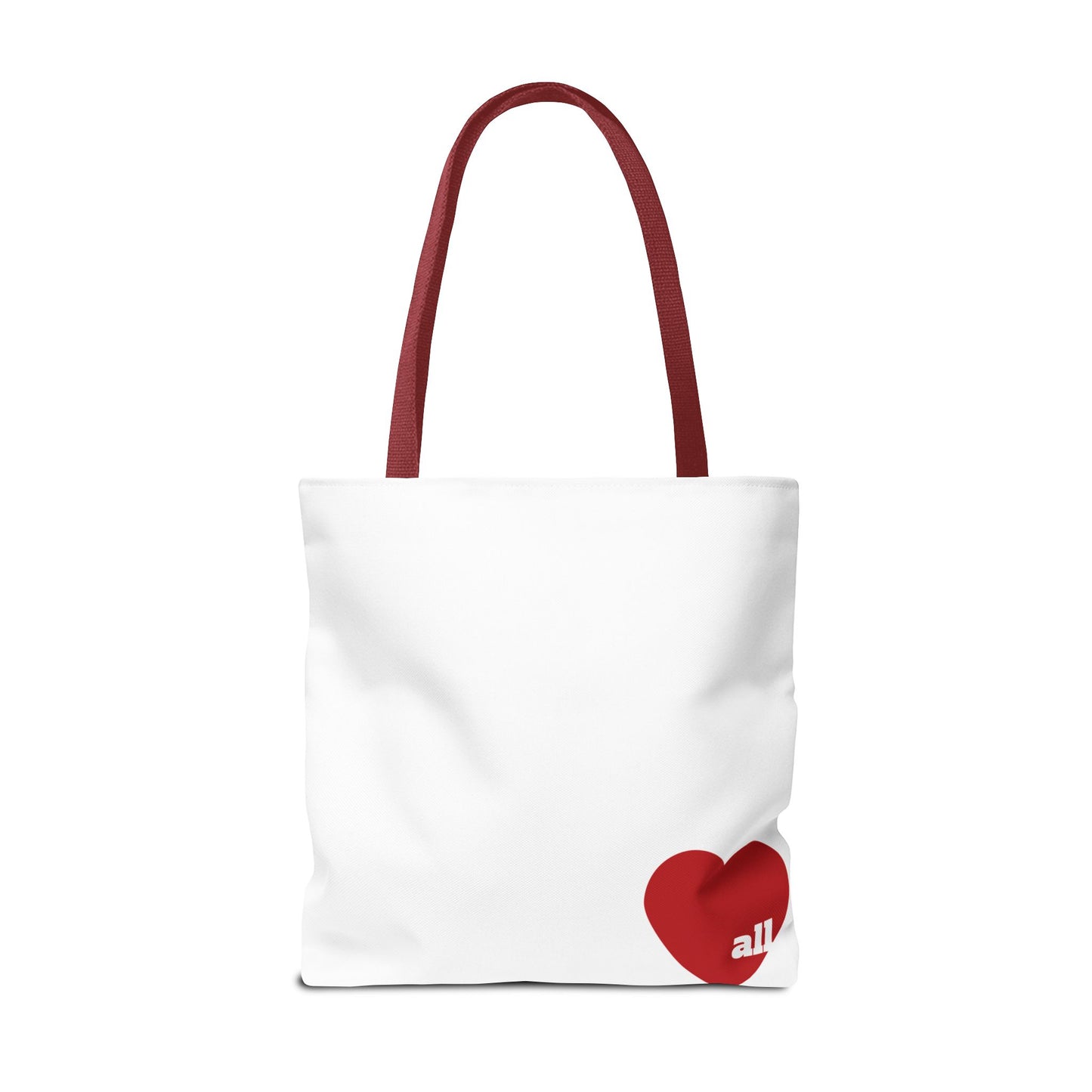 Love u all Tote, in White