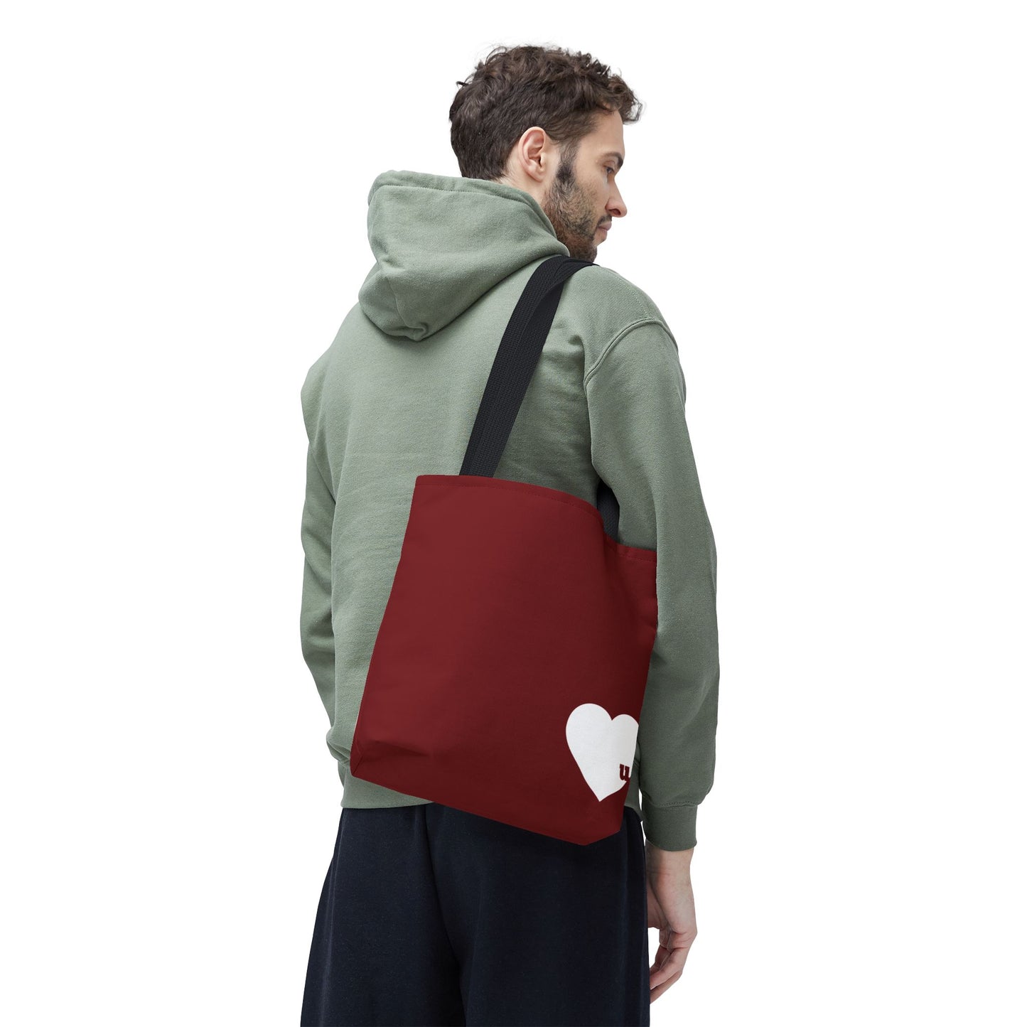Love u all Tote, in Red
