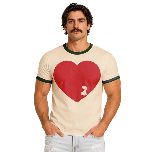 T-shirt unisexe Love More Shelter Pup