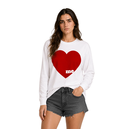 Love me Unisex Heavyweight Long Sleeve Tee