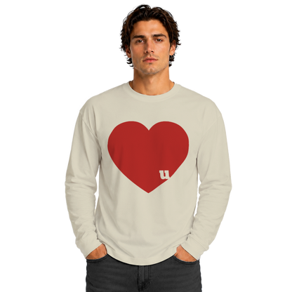 Love u Unisex Heavyweight Long Sleeve Tee