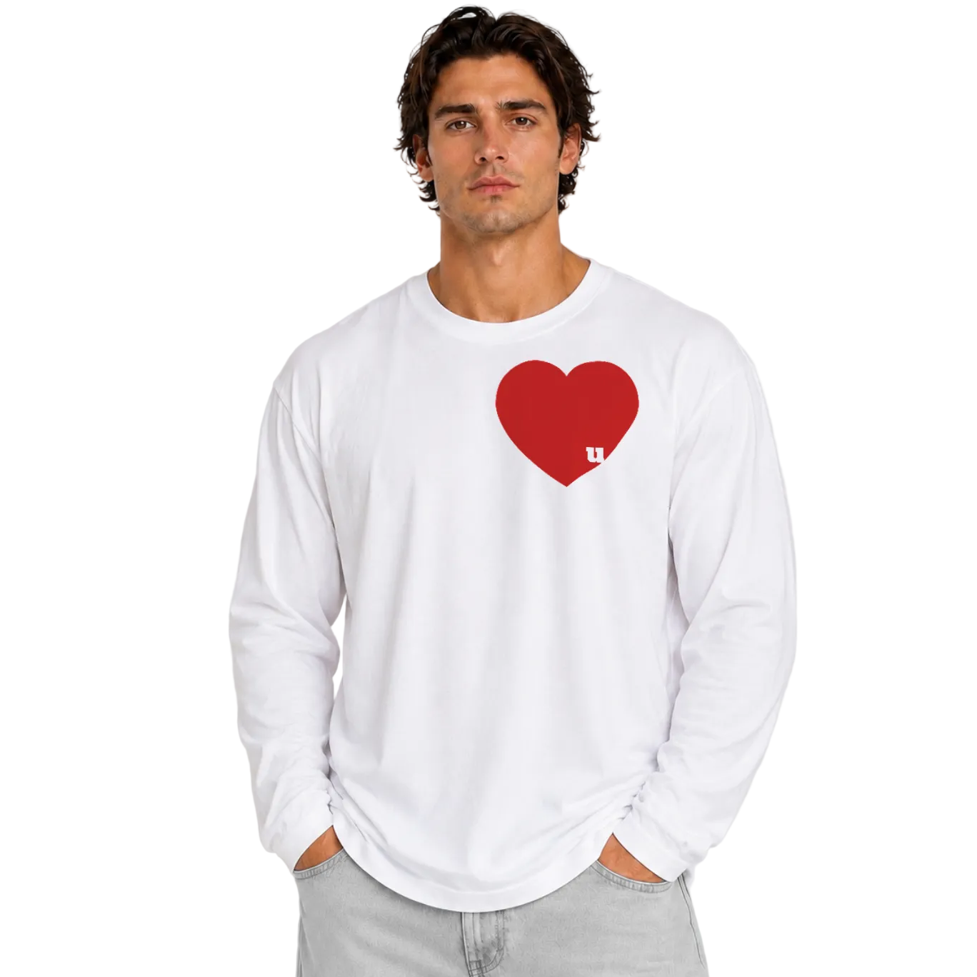 T-shirt léger unisexe à manches longues