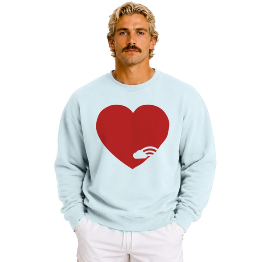 Love More Rainbow Bridge Unisex Sweatshirt