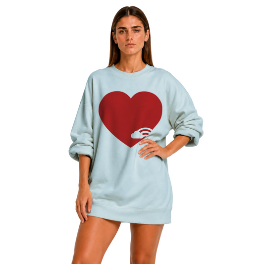 Love More Rainbow Bridge Unisex Sweatshirt