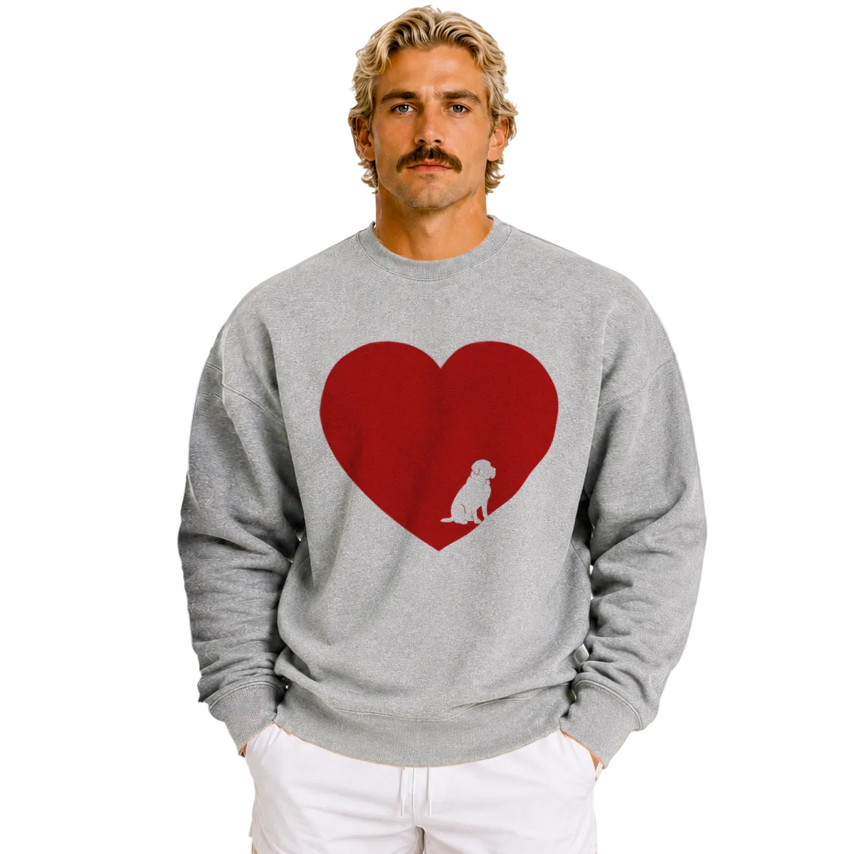 Sweat-shirt unisexe pour chiens âgés "Love More"
