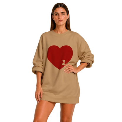 Sweat-shirt unisexe "Love More Shelter Pup"