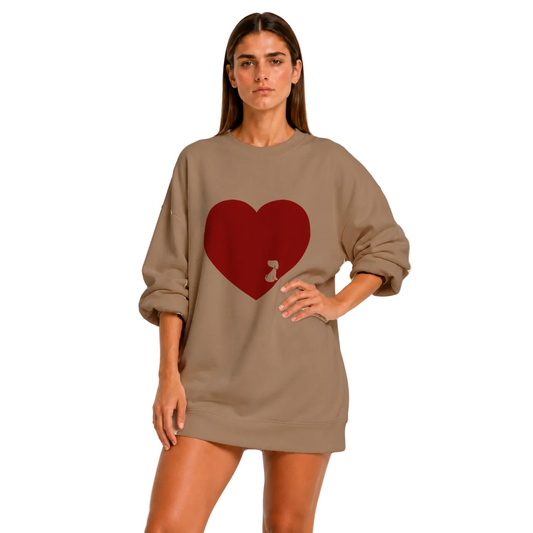 Love More Shelter Pup Unisex Heavyweight Sweatshirt